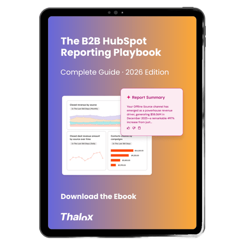 Das HubSpot-Handbuch für das B2B-Reporting Das HubSpot-Handbuch für das B2B-Reporting